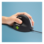 R-GO HE - Ergonomische Maus, f&uuml;r Linksh&auml;nder - Gr&ouml;&szlig;e M, kabelgebunden