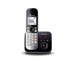 Panasonic KX-TG6821 DECT telephone Caller ID Black, Silver
