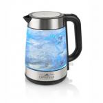 ETA | Kettle | ETA615390000 | Standard | 2200 W | 1.7 L | Glass | 360&deg; rotational base | Black/Stainless Steel