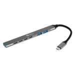 BakkerElkhuizen USB-C Hub 7-in-1 (3 x USB-A + 4 x USB-C)