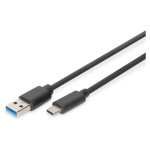 DIGITUS USB 3.0 Anschlusskabel Typ C -A St/St 1.0m, sw 21288894