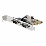 STARTECH.COM 2 Port PCI Express Serielle Schnittstellenkarte PCIe auf RS232 Karte Serielle Adapter Karte / Erweiterungskarte COM Ret