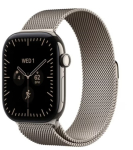 Apple Watch Series 12 GPS + Cellular 46mm Natural Titanium Case with Natural Milanese Loop M/L