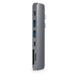 Satechi USB-C Hub 7 in 2 Adapter, Space Grau