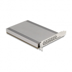 PCI Express x16 Karte zu 4 x intern NVMe M.2 Key M mit K&uuml;hlk&ouml;rper - Bifurcation (LxB: 145 x 111 mm)