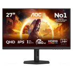 68,6cm/27" (2560x1440) AOC G4 Q27G4XF 16:9 QHD FastIPS 0,5ms 180Hz HDR10 HDMI DP Pivot Gaming Black