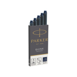 1x5 Parker Tintenpatrone Quink schwarz-blau