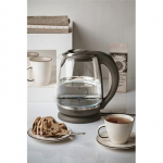Adler | Kettle | AD 1286 | Standard | 2200 W | 2 L | Plastic/Glass | 360&deg; rotational base | Grey
