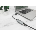 Digitus | USB Type-C Gigabit Ethernet Adapter 2.5G, USB-C + USB A (USB3.1/3.0) | DN-3028 | USB3.0/USB C 3.1 to 2.5G Ethernet Adapter