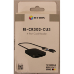 Renew. | Raidsonic 4-in-1 Card Reader with USB 3.2 Gen 1 Type-A + Type-C | IB-CR302-CU3 | DAMAGED PACKAGING