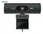 Logitech BRIO 505 - Webcam - colour - 4 MP - 1920 x 1080 - audio - USB-C - HDR RightSight auto-framing, Auto Focus, Auto ALight Sensor