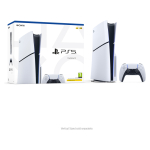 Sony PlayStation 5 Slim Disc 1 TB SSD 8K HDR White
