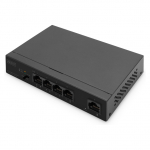 DIGITUS 4-Port PoE Switch Gigabit Ethernet + 1-port uplink