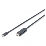 DIGITUS USB C Adapterkabel Typ C -HDMI A 4K St/St 5.0m, sw