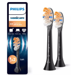 Philips Aufsteckzahnb&uuml;rste HX9092/88 / Sonicare A3 Premium All-in-one Doppelpack Schwarz