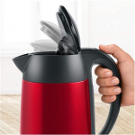 Bosch | Kettle | DesignLine TWK3P424 | Electric | 2400 W | 1.7 L | Stainless steel | 360&deg; rotational base | Red