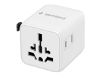 GEMBIRD Universal travel power adapter white