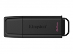 KINGSTON 64GB Portable USB 3.2 Gen 1 DataTraveler Exodia Black