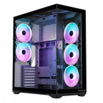 MODECOM PC case Volcano Space XL ARGB Full Tower 5 fans, black