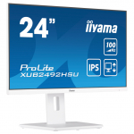 61cm/24" (1920x1080) iiyama ProLite XUB2492HSU-W6 16:9 FHD IPS 100Hz 0,4ms HDMI DP Pivot Speaker White