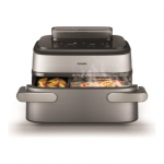 Philips Airfryer | NA565/02 5000 Series | Power 2750 W | Capacity 9.5 L | Silver/Black | RapidAir Plus