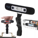 Adler Travel Luggage Scale AD 8190 - Maximum weight (capacity) 50 kg - Accuracy 10 g - Black