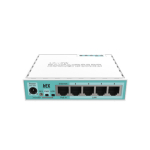 Mikrotik Wired Ethernet Router (No Wifi) RB750Gr3, hEX, Dual Core 880MHz CPU, 256MB RAM, 16 MB (MicroSD), 5xGigabit LAN, USB, PCB and Voltage temperature monitor, Beeper, IP20, Plastic Case, RouterOS L4 | MikroTik | Ethernet Router hEX | RB750Gr3 | No