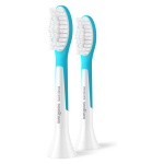 HX6042/90 Sonicare For Kids Replacement brush heads, 2 pcs, White/Blue