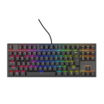 Genesis | THOR 303 | Mechanical Gaming Keyboard | Wired | US | Outemu Peach Silent | Black