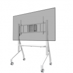 Neomounts Floor stand | FL50-575WH1 TV trolley | Adjustable Height | 65-110 " | Maximum weight (capacity) 125 kg | White FL50-575WH1
