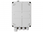 6-port S64H switch with power supply for 4 IP cameras in hermetic housing