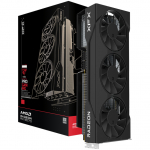 XFX Swift AMD Radeon RX 9070 GRE Triple 90mm Fan Gaming, 12GB GDDR6 192bit, 2790MHz / 18Gbps, HDMI 3xDP, AMD RDNA 4, 3 fan, 2 slot