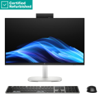 Renew SILVER HP EliteStudio 8 G1i AIO All-in-One 24 - Ultra 5-235, 16GB, 512GB SSD, 23.8 FHD Touch AG, Height Adjustable, USB Mouse, Win 11 Pro, 1 years HP Renew