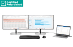 RENEW GOLD HP 524pu Series 5 Pro FHD Charging Monitor - 23.8" 1920x1080 FHD 350-nit 100Hz AG, IPS, USB-C(100W/15W)/HDMI/DisplayPort Daisy-Chain, 3x USB-A, RJ-45 LAN, height adjustable/tilt/swivel/pivot, 1 years (replaces E24u G5) HP RENEW