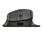 HP 785M Ultra Fast Magnetic Scroll Wireless Super Capacitor Mouse, Programmable, Multi-Surface, Multi-Device, Shortcut Wheel, Comfort Silicone - Black
