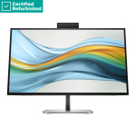 Renew GOLD HP 527pm Series 5 Pro QHD Conferencing Monitor - 27" 2560x1440 QHD 350-nit 100Hz AG, IPS, USB-C(100W/15W)/HDMI/DP Daisy-Chain, 3x USB-A, speakers, webcam, RJ-45 LAN, height adjust/tilt/swivel/pivot, 1 years (replaces E27m) HP Renew
