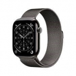 Apple Watch Series 11&Acirc; GPS + Cellular 46mm&Acirc; Slate Titanium Case with Slate Milanese Loop - M/L