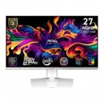 MSI MAG 272QPWDE QD-OLED X28 computer monitor 67.3 cm (26.5") 2560 x 1440 pixels Wide Quad HD White