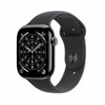 Apple Watch Series 11&Acirc; GPS + Cellular 42mm&Acirc; Natural Titanium Case with Stone Grey Sport Band - S/M
