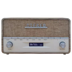 Denver DAB-36LW radio Portable Digital Brown, White