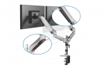 Digitus Dual monitor mount, 2x 32", 2x 8 kg