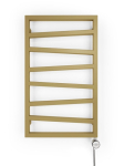 TOWEL HEATER EL. ZIGZAG+MOA ANODIC GOLD