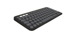 Logitech Pebble 2 Combo for Mac keyboard Mouse included Universal RF Wireless + Bluetooth QWERTY US International Graphite