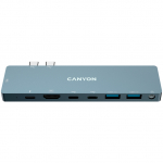 CANYON hub DS-8 8in1 Thunderbolt 4k Space Grey