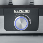 Severin EK 3163 3 egg(s) Black, Stainless steel, Transparent