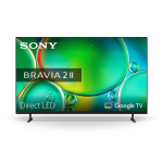 Sony Bravia 2 II S25M, 65", 4K UHD, LED LCD, must - Teler / K65S25M2PB.CEI