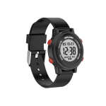 Zegarek dla dzieci Sponge WatchMe Kids ( Apple Find My, wodoodporność 3 ATM, bateria do 1 roku, Czarny)
