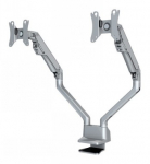 NEWSTAR FLAT SCREEN DESK MOUNT (CLAMP/GROMMET) 10-32" SILVER