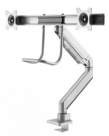 NEOMOUNTS FLAT SCREEN DESK MOUNT (10-32") DESK CLAMP/GROMMET F-NM-D775DXSILVER