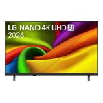 LG NANO85 AI, 43'', 4K UHD, LED LCD, must - Teler / 43NU850B3LA.AEU